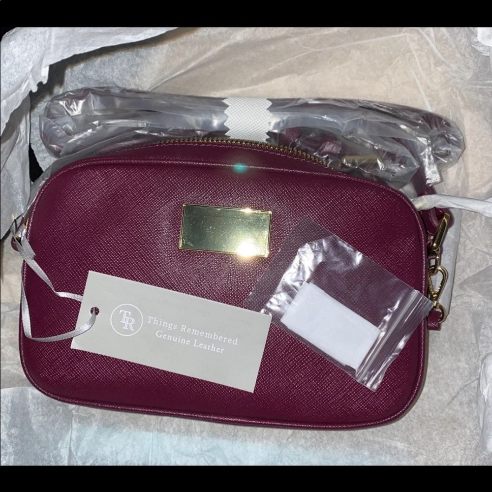 NWT Cranberry Crossbody Genuine Leather Bag